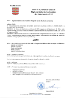 A_2025-39 / Arrêté de circulation des PL > 7,5 t – Trottières, Pontet, Rochelle, Garret, Cardinal Fesch – 2 juin au 7 septembre 2025