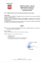 A_2025-49 / Arrêté de règlementation temporaire de vitesse – Bruyères – 16 juin au 7 septembre 2025