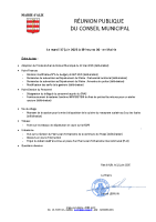 Ordre du jour CM du 17 juin 2025