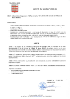 A_2025-61 / Instauration d’un panneau STOP provisoire sur RD76 RD607 / 24 juillet au 30 novembre 2025