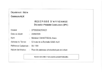 DP 069 004 25 00023 / CHAINTREUIL