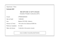 DP 069 004 25 00030 / PATUREL