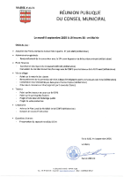 Ordre du jour CM du 9 septembre 2025