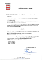 A_2025-81 / Arrêté de circulation et stationnement Chemin des Ecoliers – SOBECA / 29 au 30 octobre 2025