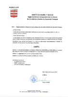 A_2025-82 / Arrêté de limitation de vitesse – Chemin Souvenir Français / 30 octobre 2025 au 31 janvier 2026