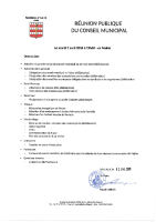 Ordre du jour CM du 7 avril 2026